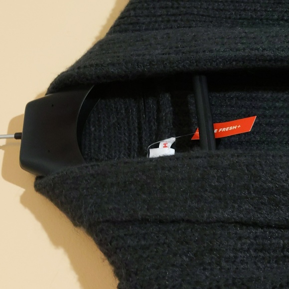 Joe Fresh| NWT Black Long Cardigan Acrylic Blend With Cuffed Sleeves - Picture 6 of 15